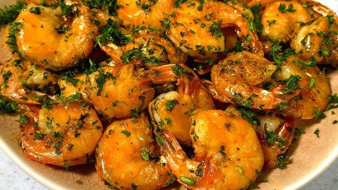 Salted Egg Yolk Prawns