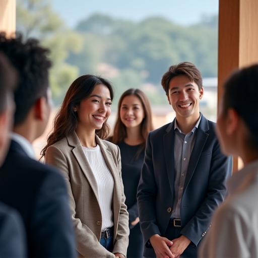 Group of professionals on a corporate incentive trip in Gyeongju